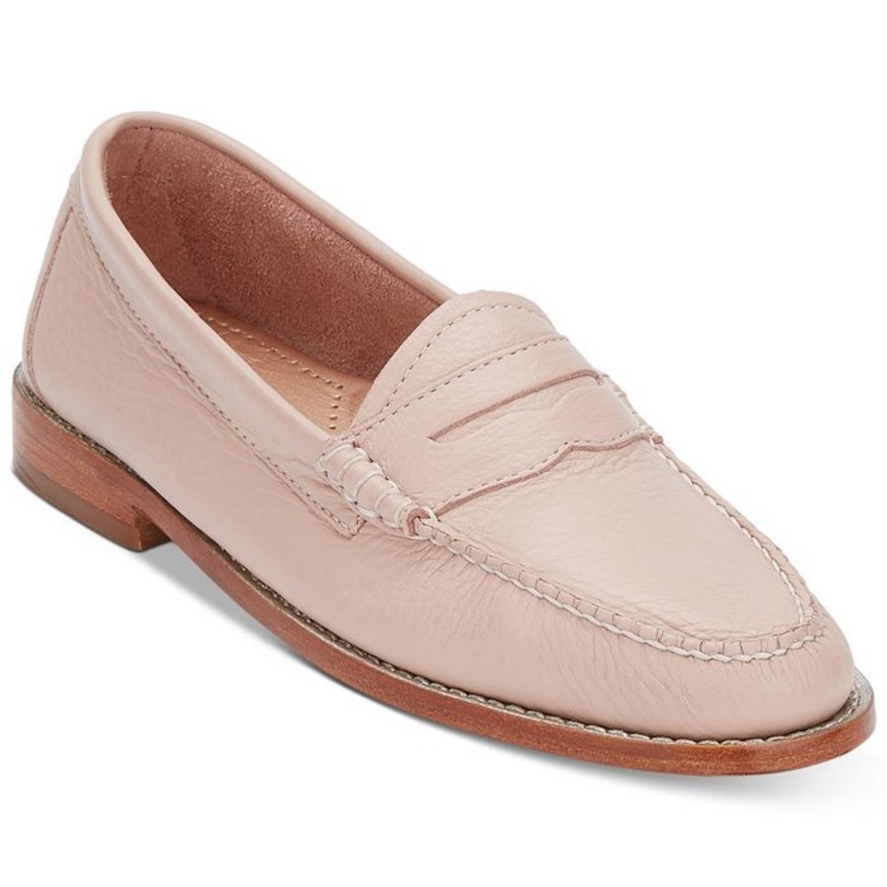 G.H. Bass & Co “Whitney” Blush Leather Penny Loafers — Size 6.5 Women’s
